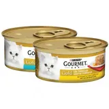 Gourmet Gold herzhaftes Türmchen Combipack Katzenfutter 48 x 85 g