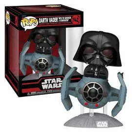 Funko Star Wars Darth Vader mit Tie Advanced x1 Starfighter 14 cm