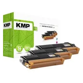 KMP Tonerkassette ersetzt Brother TN-230C, TN-230M, TN-230Y, TN230C, TN230M, TN230Y Kompatibel Cyan, Magenta, Gelb