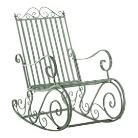 CLP 2er Set Schaukelstühle Smilla antik-grün