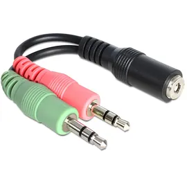 DeLock Audio-Adapter - mini-phone stereo 3.5 mm weiblich zu stereo 3.