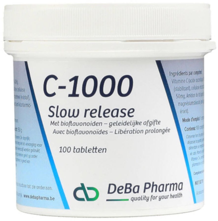 Vitamine C 1000 mg aux Bioflavonoïdes Slow Release 100 pc(s) comprimé(s)