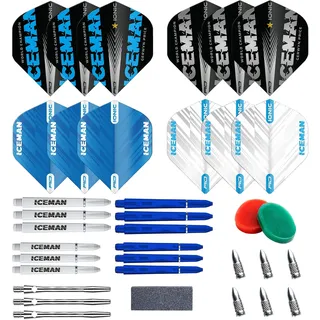 Gerwyn Price Iceman Dartpfeile Zubehörpaket