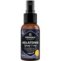 Vitamaze Melatonin 1 mg hochdosiert vegan Spray