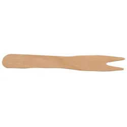 Nette 1000 Pommes-Frites-Gabeln, Holz, 8,5 cm  Pommesgabeln natürlich