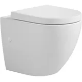 Sanicomfort Cozy Wand-WC mit WC-Sitz Weiß