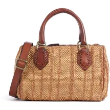 Campomaggi Riccarda Henkeltasche Baumwolle Beige/Braun
