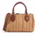 Campomaggi Riccarda Henkeltasche Baumwolle Beige/Braun