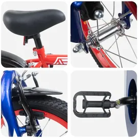 vidaXL Kinderfahrrad 16 Zoll rot