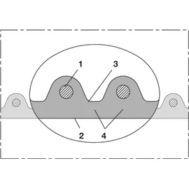 NORRES Saug- u.Förderschl.AIRDUC® PUR 356 AS ID 40mm AD 51,00mm 5.5mm L.10m Rl.