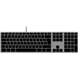 Matias FK316CB-DE Wired USB-C® Keyboard for Mac - Space Gray - German Version USB Tastatur Deutsch, QWERTZ, Mac Space Grey