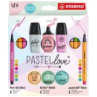 Stabilo Pastellove Set farbsortiert