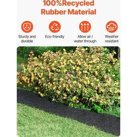 Vevor Gummimulch 2,44 x 0,56 m