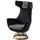 JVmoebel Designer Polstersessel 73 x 115 x 77 cm Schwarz