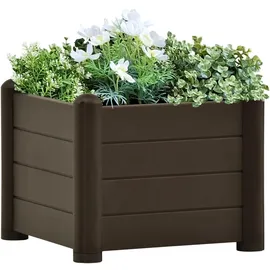furnicato Hochbeet Elegantes 43 x 43 x 35 cm Schwarz