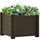 furnicato Hochbeet Elegantes 43 x 43 x 35 cm Schwarz