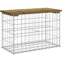 deluke Gabionenbank BIKS 63 x 31,5 x 42 cm