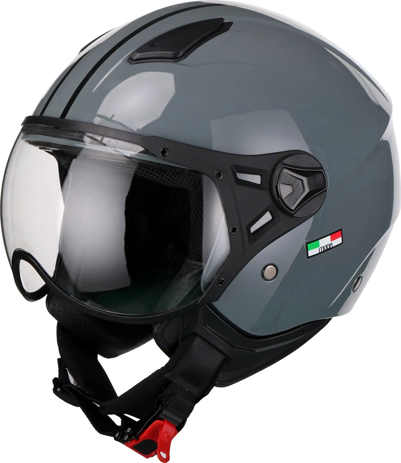 Vito Moda, casque à réaction - Gris - L