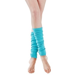 Strick-Beinstulpen, aqua