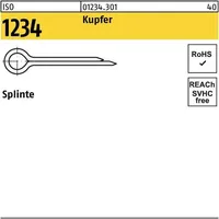 Industrial Quality Supplies ISO 1234 Splinte Kupfer 5 x