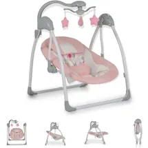 Moni Moni, Babywippe elektrisch Jessica Spielbogen Musikfunktion Schaukelfunktion rosa