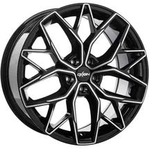 OXIGIN 26 9 x 20 5 x 114,3 ET40 Schwarz Poliert