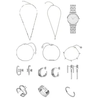 Paul Valentine Schmuckset Moon Geschenkset / Adventskalender silberfarben