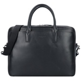 Lancaster Capital Aktentasche Leder 35 cm Laptopfach noir