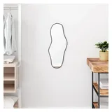 vidaXL Wandspiegel Schwarz 60x25 cm