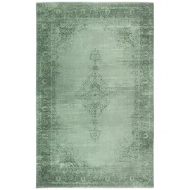 tesso living Vintage-Teppich, Grün, 195 X 280 cm & Böden, Teppiche, Vintage-Teppiche