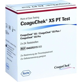 Roche CoaguChek XS PT Test 2 x 24