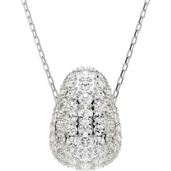 Kette mit Anhänger SWAROVSKI "Schmuck Geschenk Halskette Sublima, 5697190", silber (metallfarben, kristallweiß), Halsketten, Damen, Metall, L: 45cm, mit Swarovski Kristall
