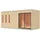 Karibu Design Saunahaus Monterey Blackline - 73 mm naturbelassen Ohne Terrasse Ohne Ofen inkl. 10-teiligem gratis Saunaset im Wert von 232,94 €