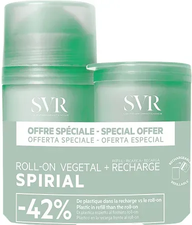 SVR Spirial Roll-On Pflanzlich 50ml + Nachfüllung 50ml