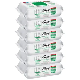 sleepy easy clean Sleepy Feuchtücher White Soap 6x100