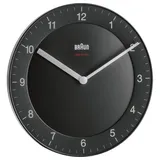 Braun BC 06 B Quarzwanduhr analog schwarz