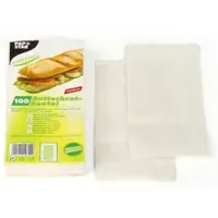 Papstar Butterbrotbeutel 21 cm x 10 cm x 3