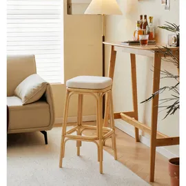 Möbel Kraft Barhocker 2er-Set ¦ beige ¦ Maße (cm): B: 43 H: 66
