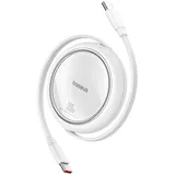 Baseus Free2Draw Mini USB-C – USB-C 100W PD, 1m, Weiß