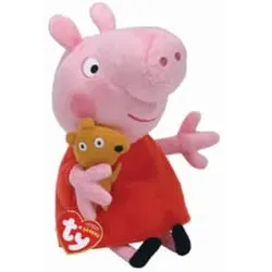 TY Plüschfigur Peppa Wutz 46128 15cm Beanie Babies