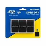 Dunlop ATP Viper Dr 3Pcs Overgrip, Black, One Size