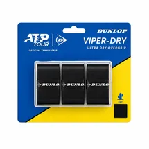 Dunlop ATP Viper Dr 3Pcs Overgrip, Black, One Size