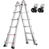Vevor Teleskopleiter 6,23 m 3 Stufen