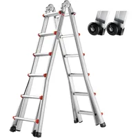 Vevor Teleskopleiter 6,23 m 3 Stufen