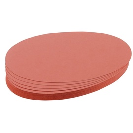 Franken Moderationskarte Oval, 190 mm, rot