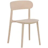 Livetastic Stuhl-2er Set Åstol ca. 50x78.5x52 cm Beige