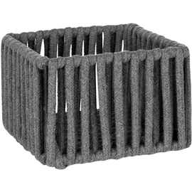 Schöner Wohnen Aufbewahrungskorb ZOVO 15 x 15 x 15 cm grau