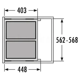 HAILO Euro-Cargo-S 30 l Grau