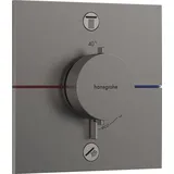 Hansgrohe ShowerSelect Comfort E Duschthermostat Unterputz für 2 Verbraucher Brushed Black Chrome 15578340