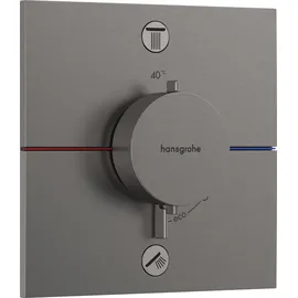 Hansgrohe ShowerSelect Comfort E Duschthermostat Unterputz für 2 Verbraucher Brushed Black Chrome 15578340